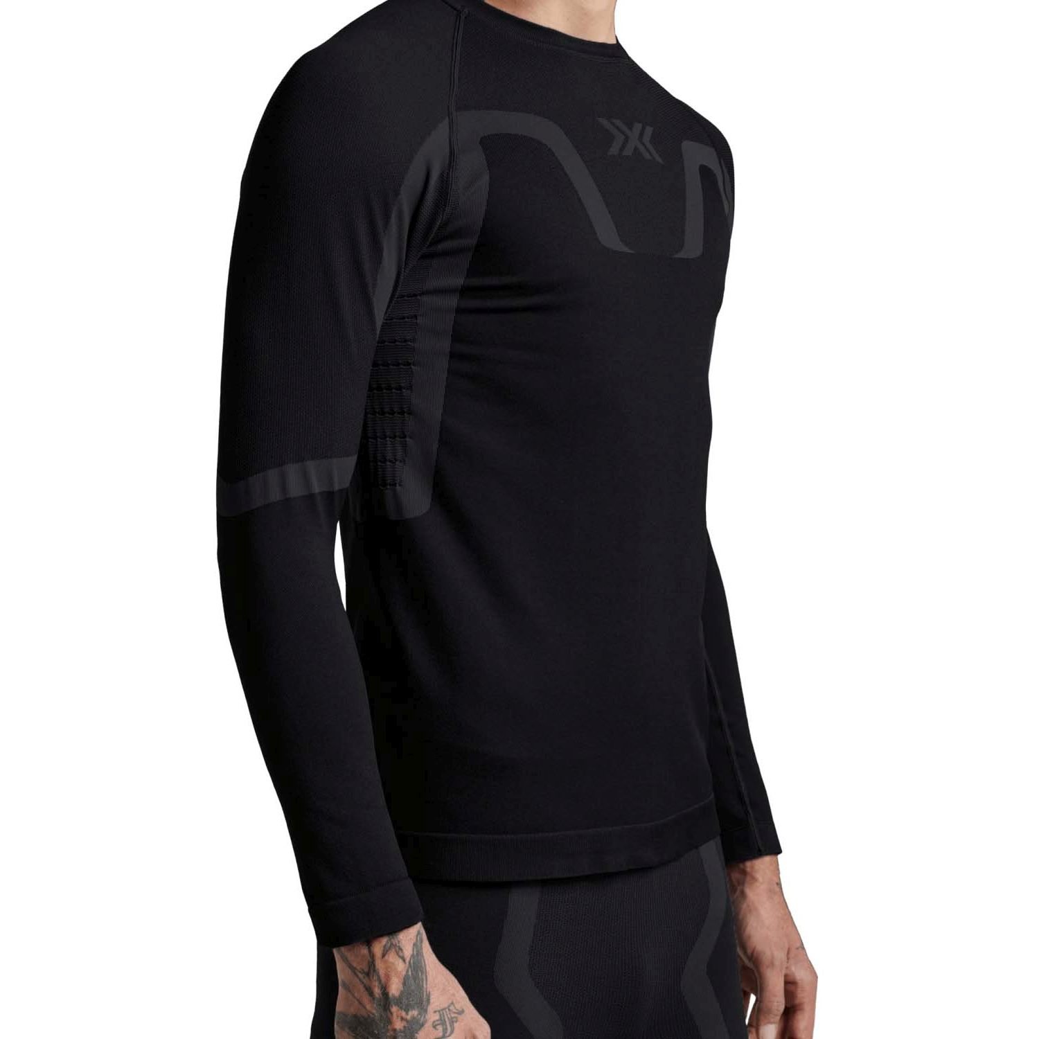 T-shirt Térmica X-ential Baselayer X-bionic Preto-3