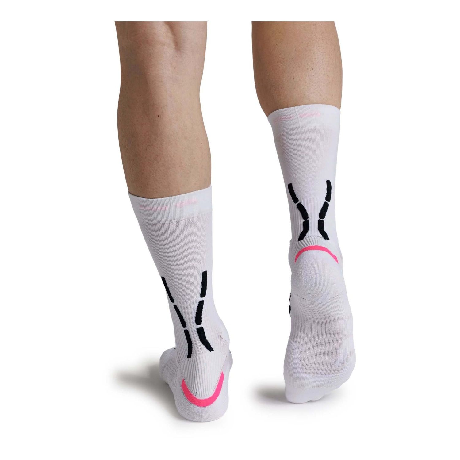 Meias de Trail Running Anatomix Crew X-socks Branco-4