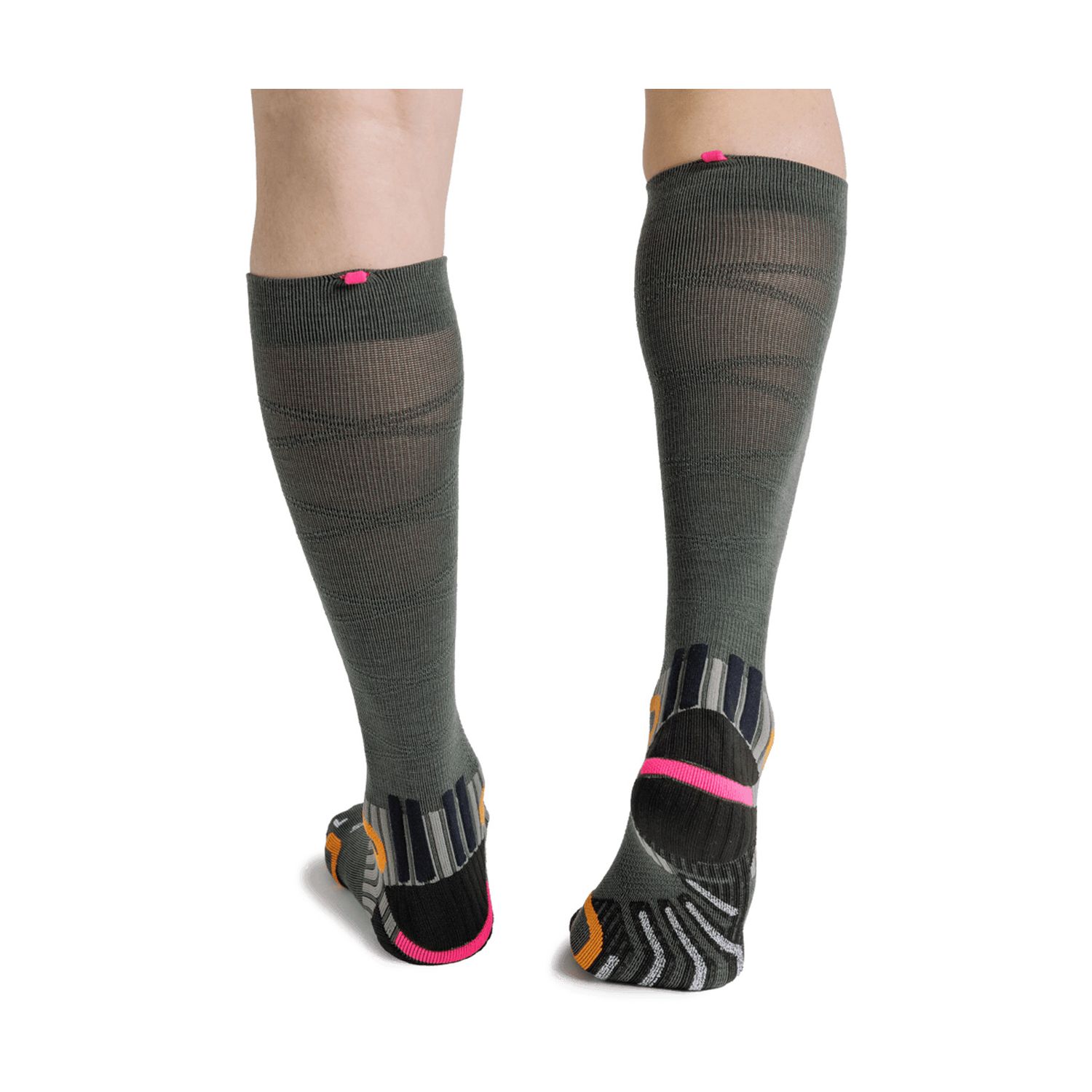 Meias de Montanha Anatomix Merino Otc X-socks Verde-4