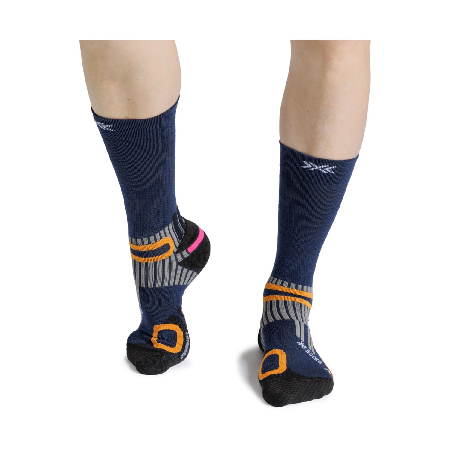 Meias de Montanha Anatomix Merino Crew X-socks Azul-marinho-2