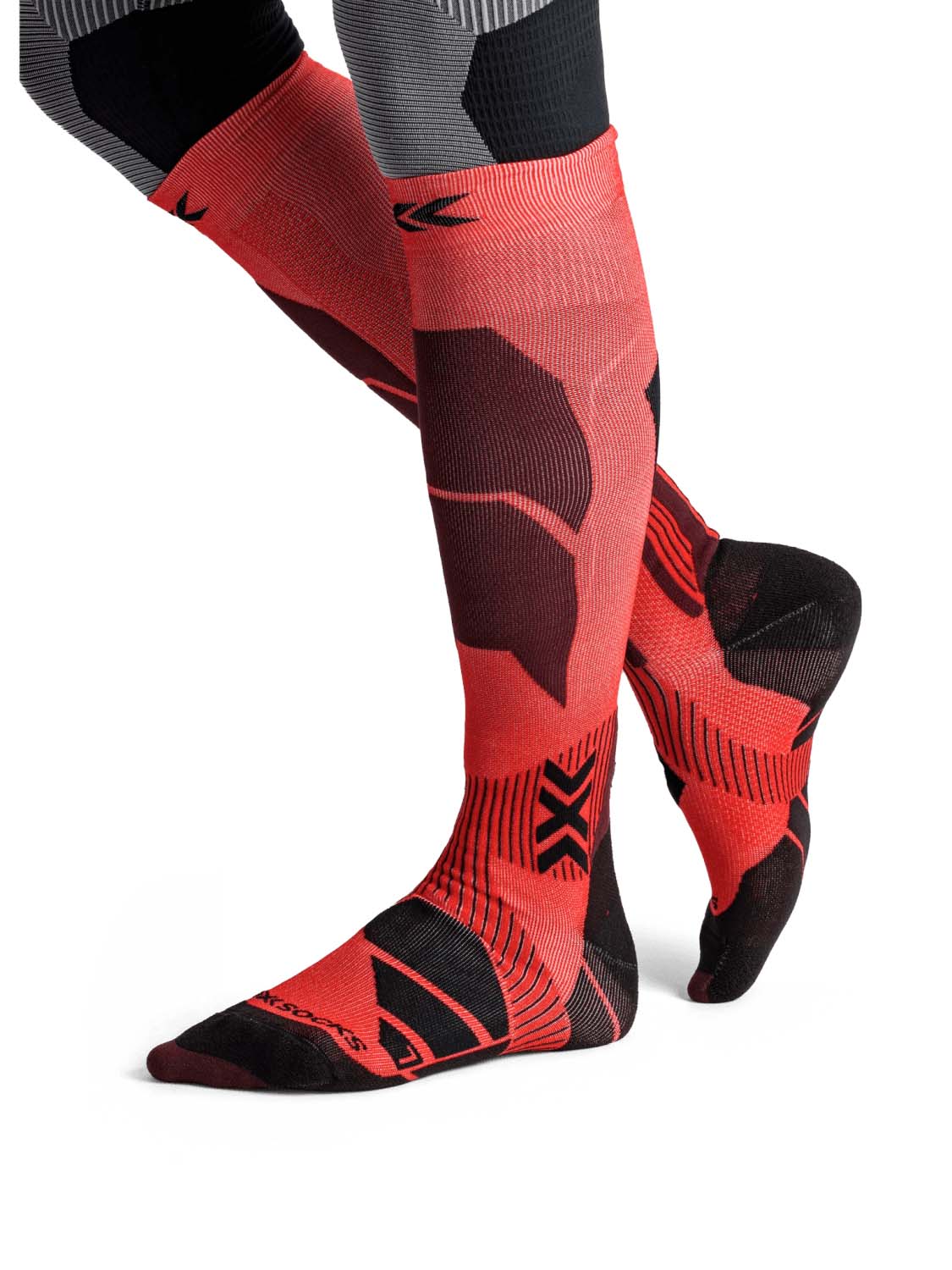 Meias de Ski Perform Otc X-socks Rosa-3
