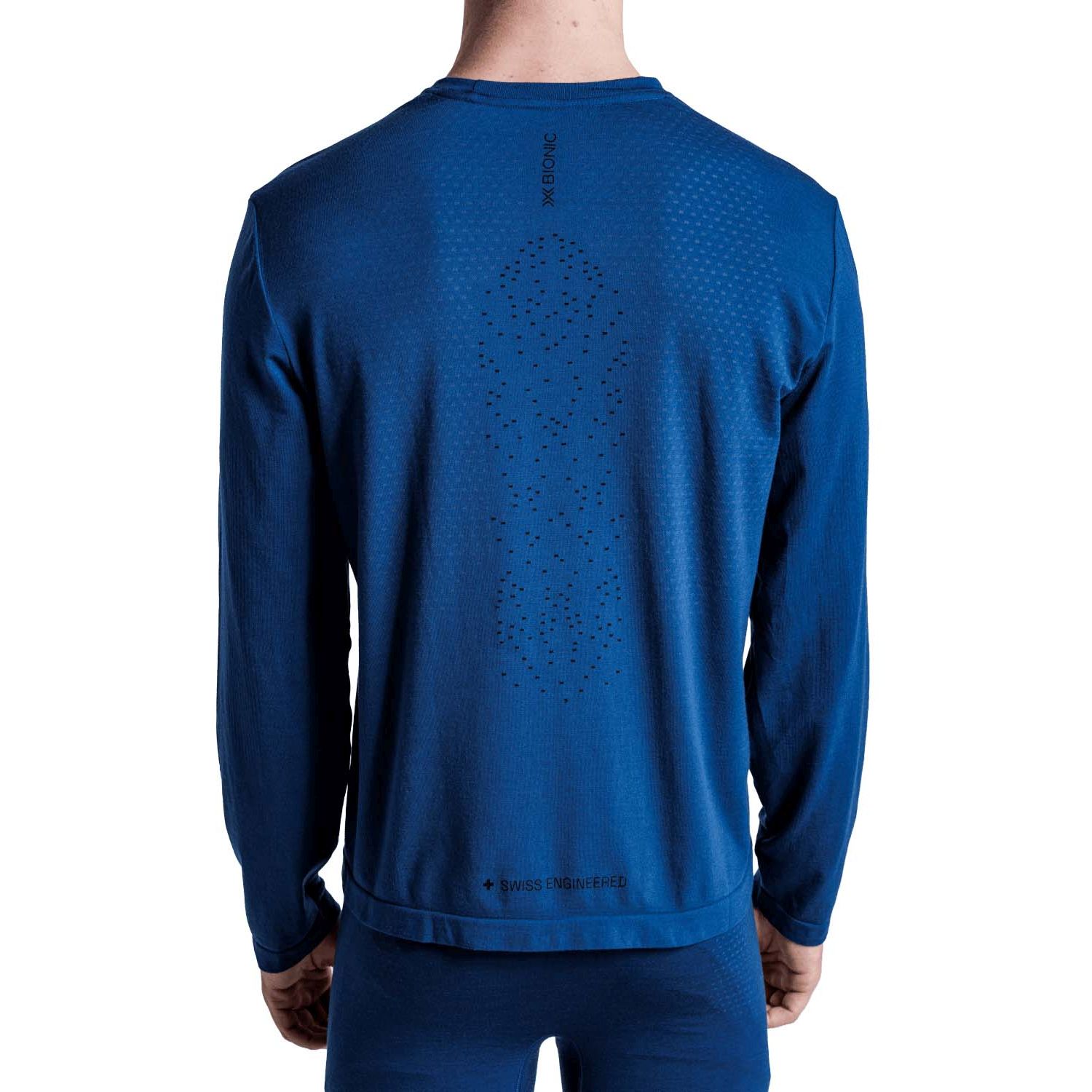 T-shirt Térmica Mightywool Light X-bionic Azul-3