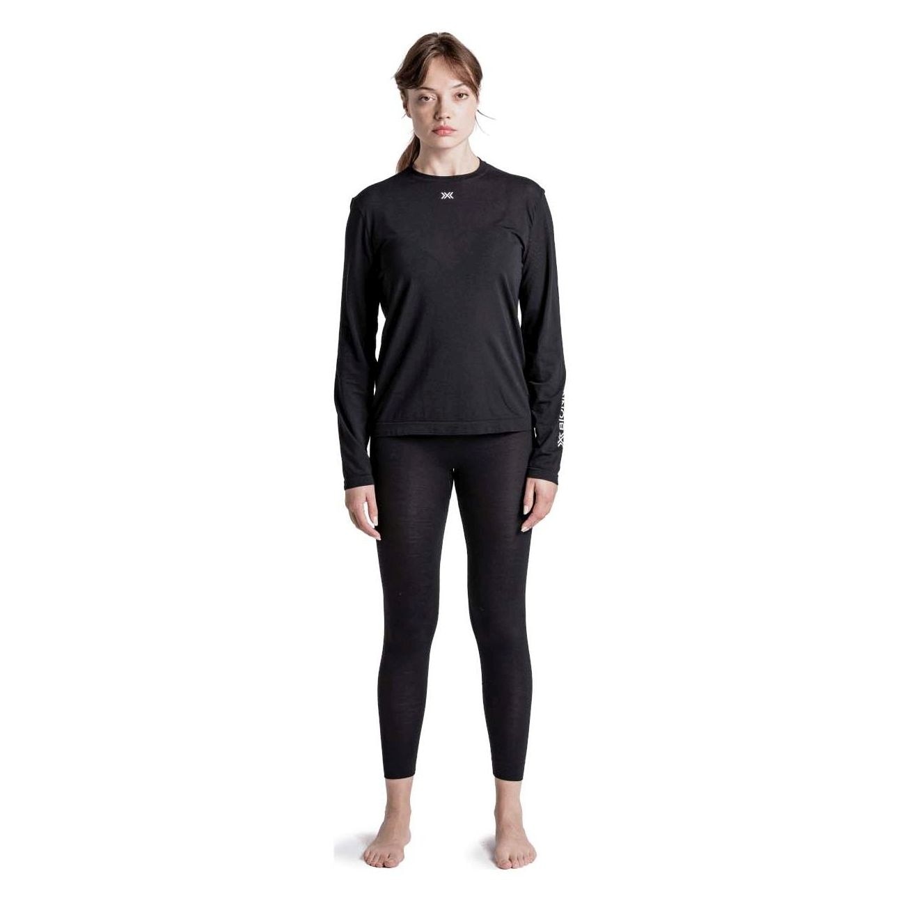 T-shirt Térmica Mightywool Light X-bionic Preto-3