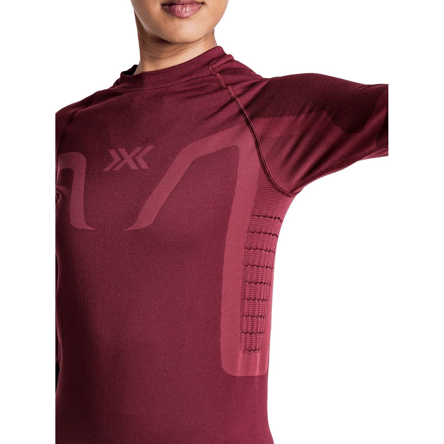 T-shirt Térmica X-ential Baselayer X-bionic Vermelho-5
