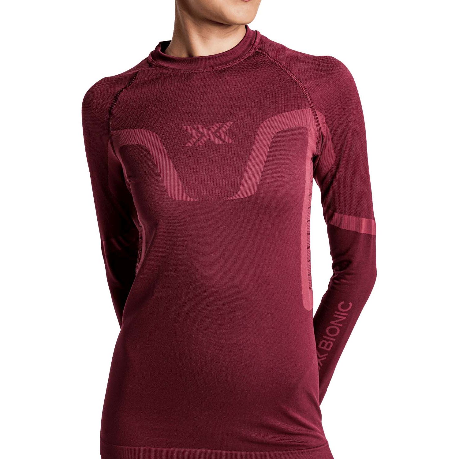 T-shirt Térmica X-ential Baselayer X-bionic Vermelho-6