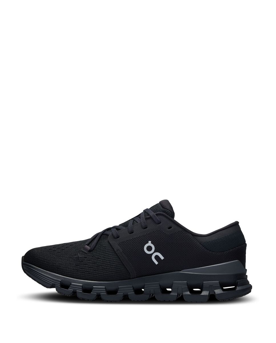 Sapatilhas On Running Cloud X 4 de Mulher - Fitness-Cross training - Pretos Preto-6