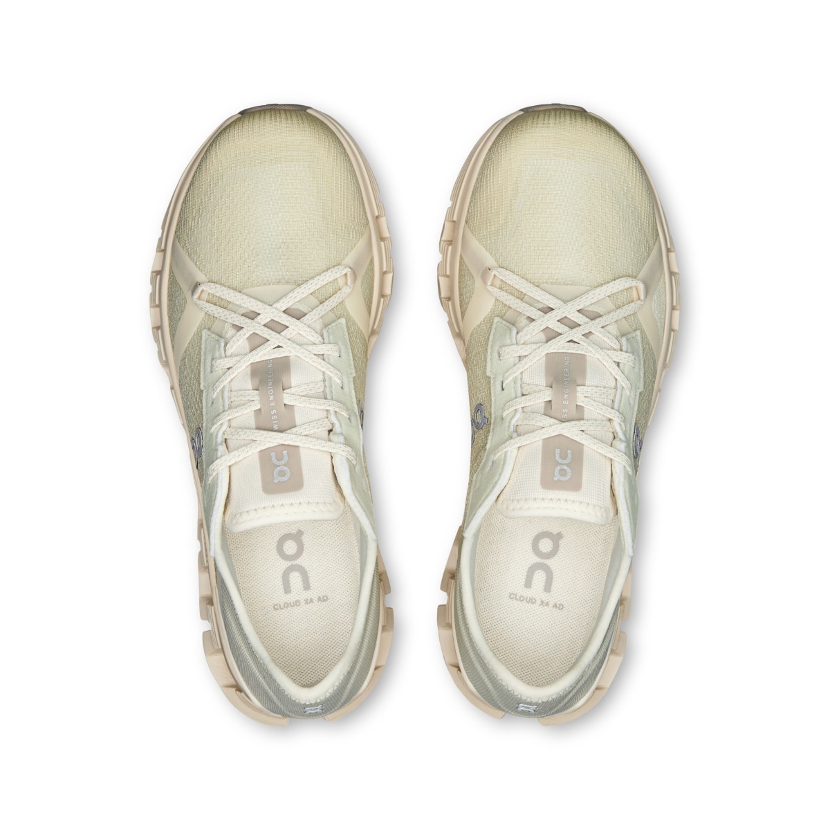Sapatilhas On Running Cloud X 4 AD de Mulher - Fitness-Cross training - Cinzentos Cinzento-3