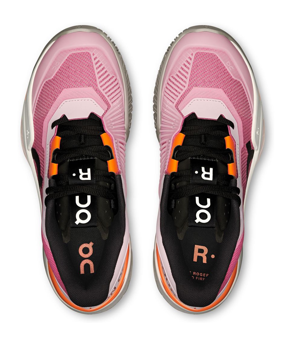 Sapatilhas On Running THE ROGER Pro Fire de Mulher - Ténis-padel - Brancos Vermelho-3