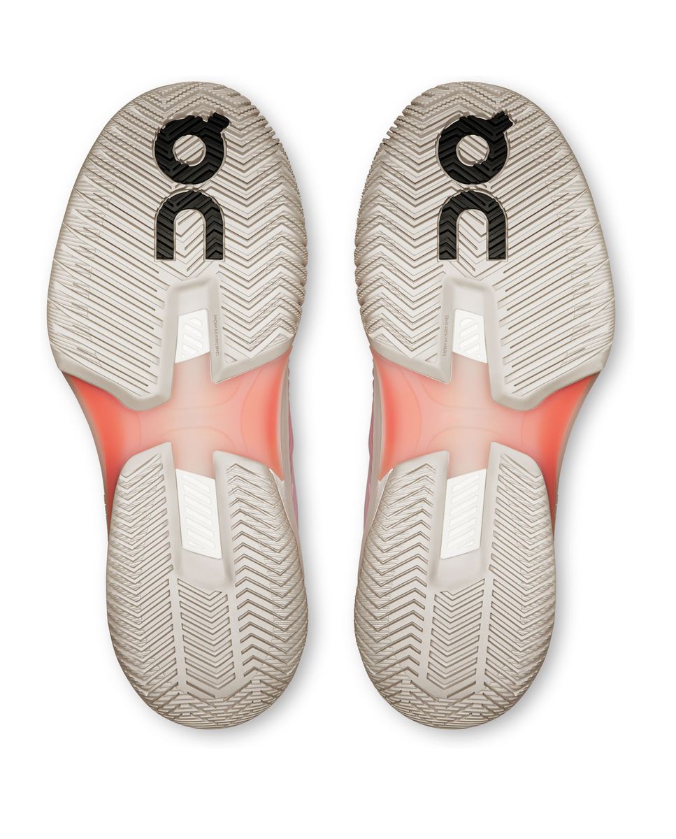 Sapatilhas On Running THE ROGER Pro Fire de Mulher - Ténis-padel - Brancos Vermelho-4