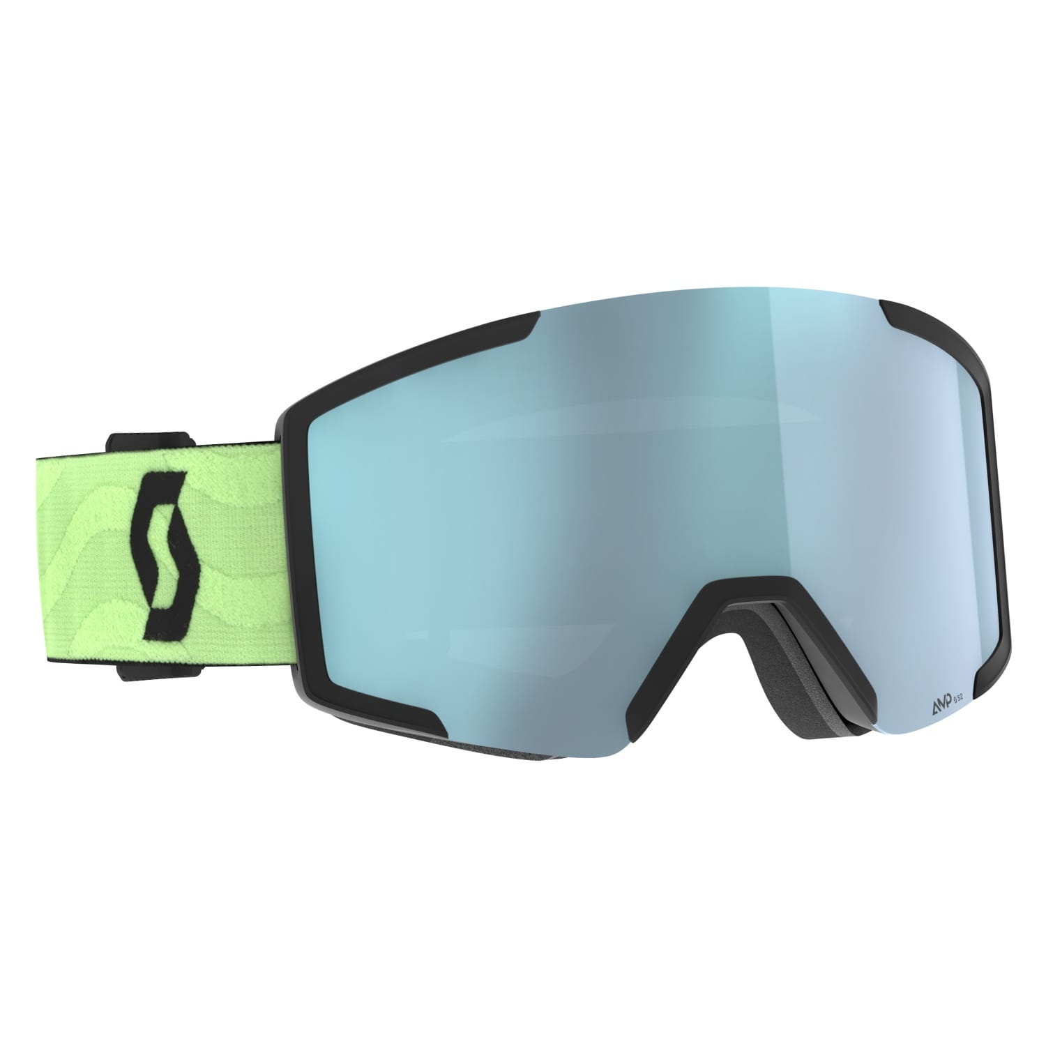 Máscara de Ski e Snow Shield Lente S2 Scott Verde-1