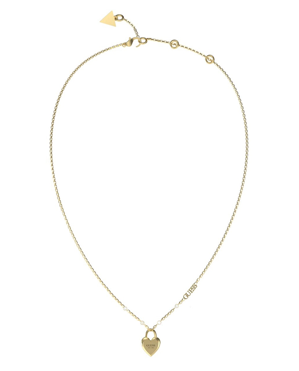 Colar All You Need Is Love de Aço Dourado Ouro-1