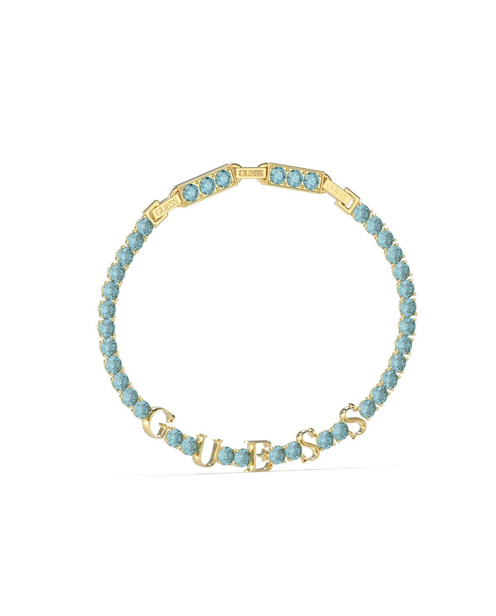Pulseira com Elos Arm Party de Aço em Dourado Ouro-1