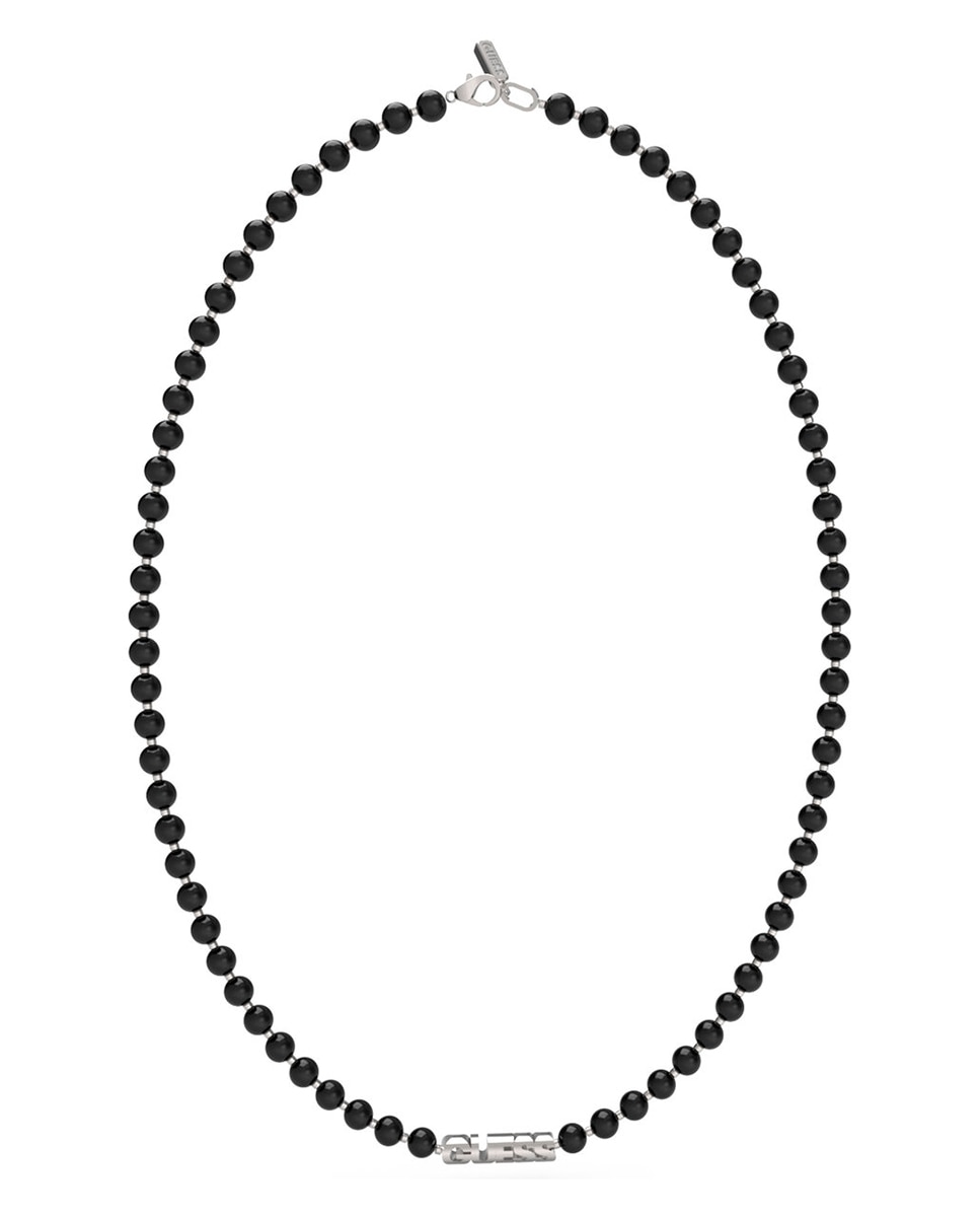 Colar Edgy Styles de Aço Prateado Prata-1