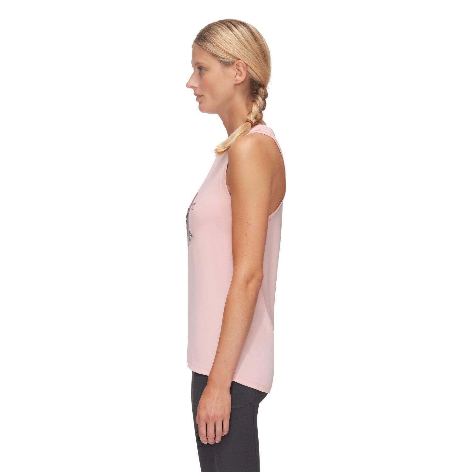 T-shirt de Montanha DE TIRANTES CORE PEAK Mammut Rosa-claro-4