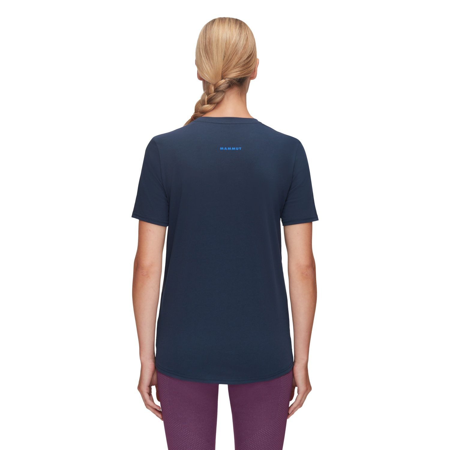 T-shirt de Montanha CORE PANORAMA Mammut Azul-marinho-2
