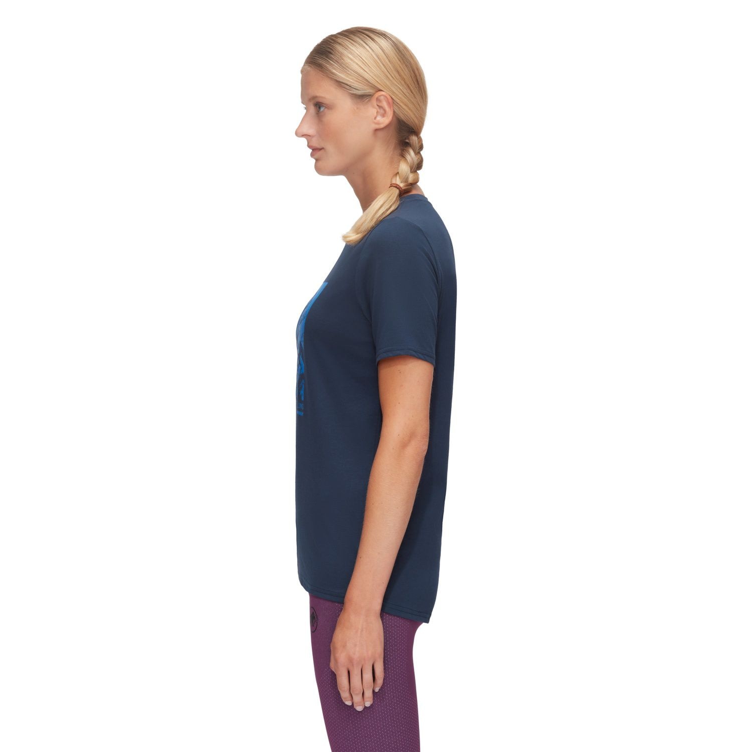 T-shirt de Montanha CORE PANORAMA Mammut Azul-marinho-4