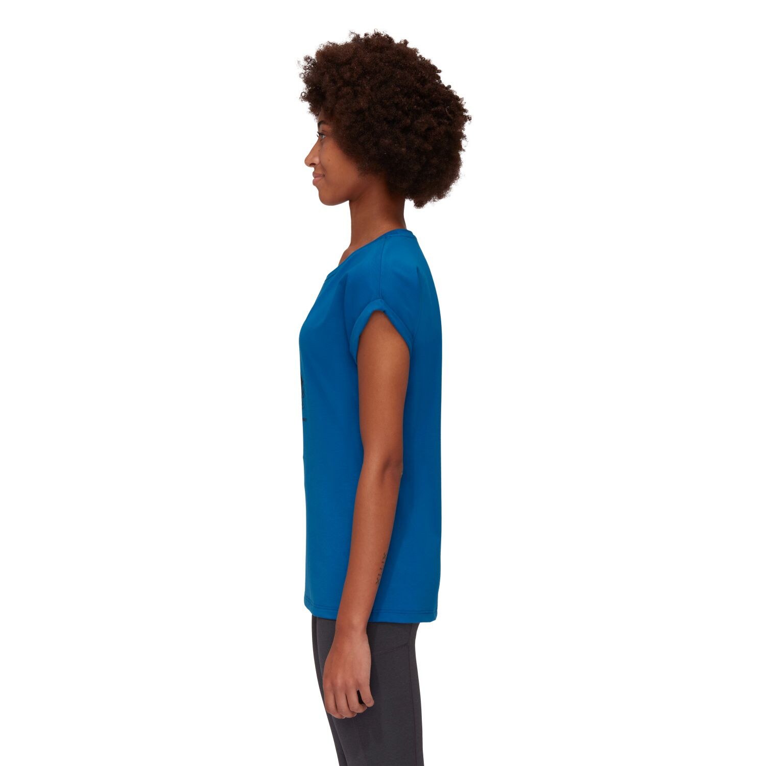 T-shirt de Montanha Mountain Broad Peak Mammut Azul-escuro-4