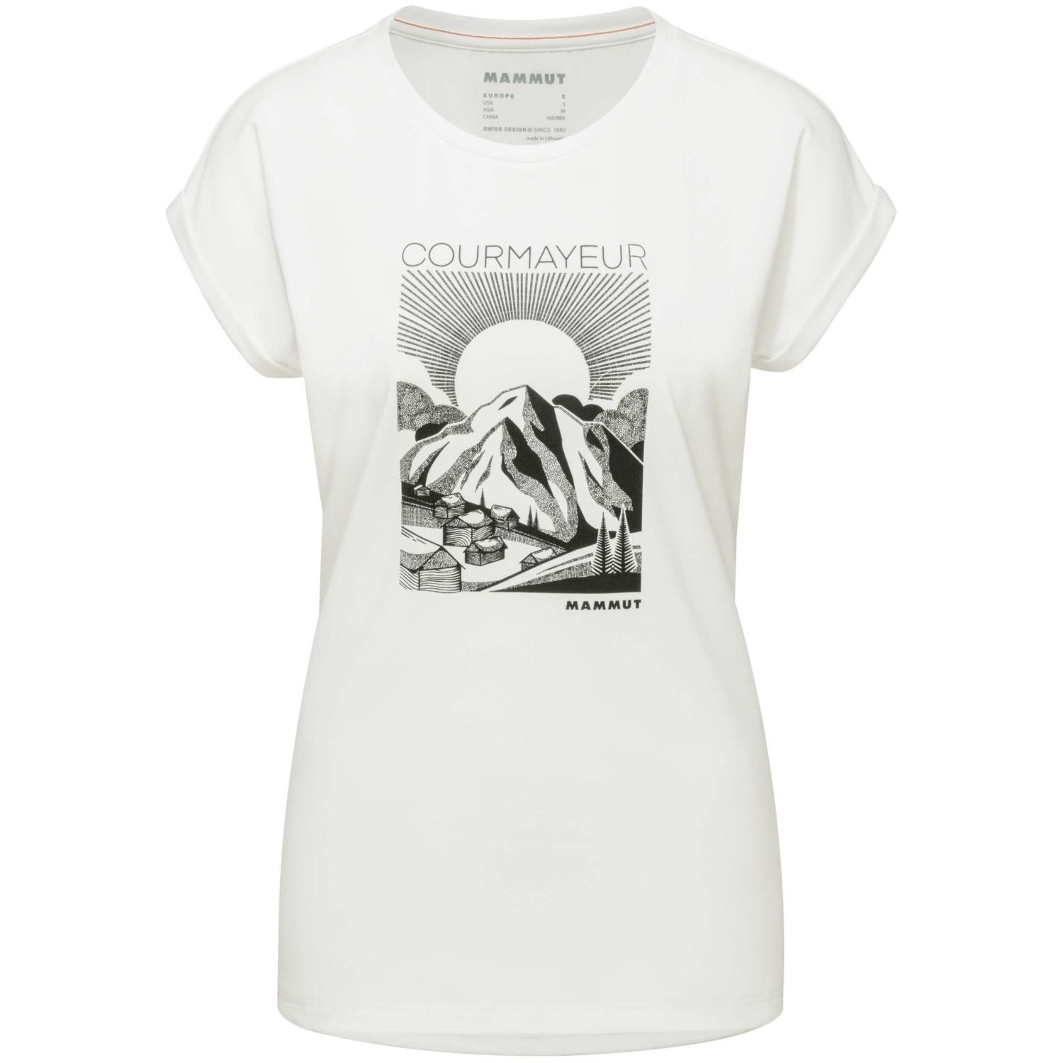 Imagem 0 de T-shirt de Montanha Mountain Courmayeur Mammut