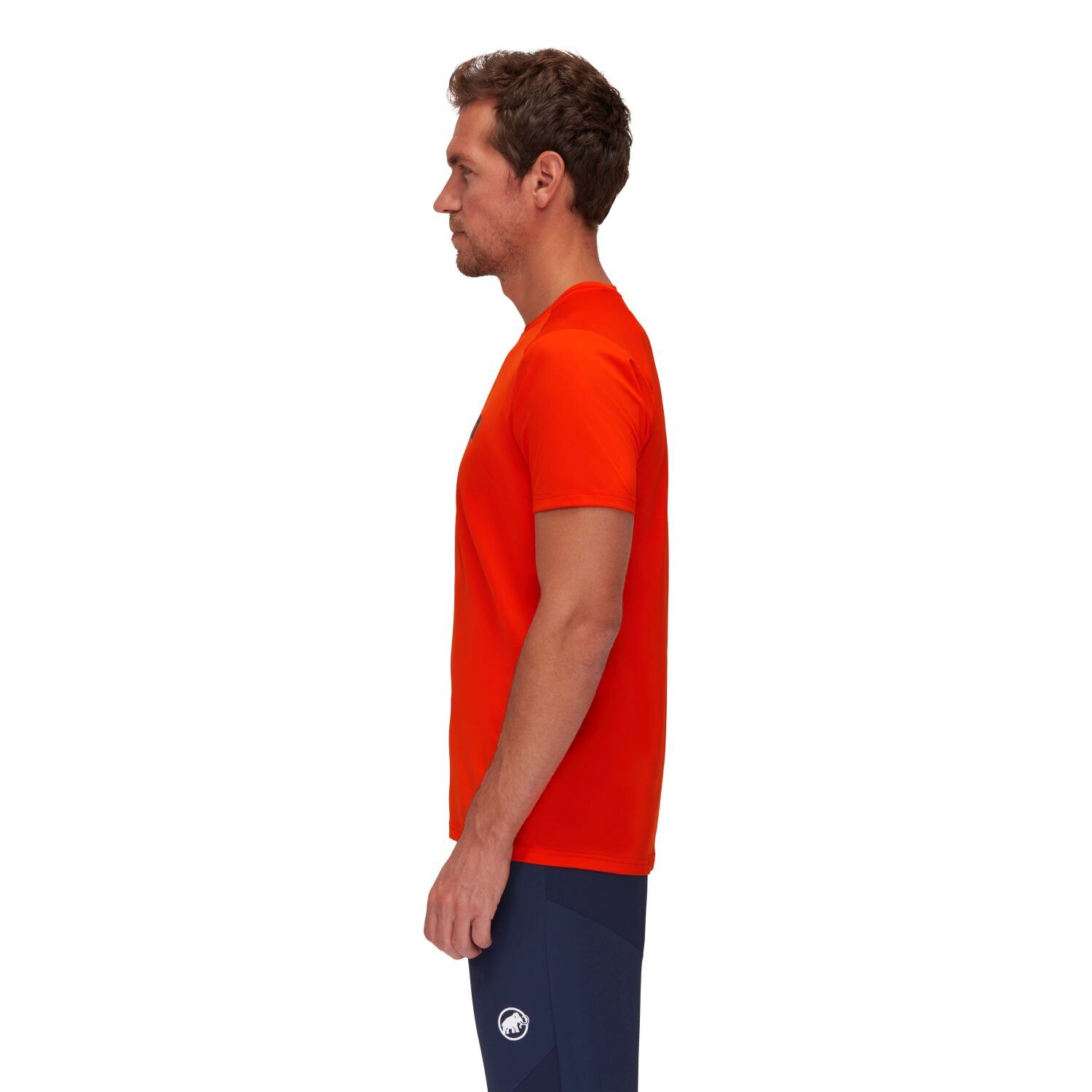 T-shirt de Montanha Splide Logo Mammut Vermelho-4