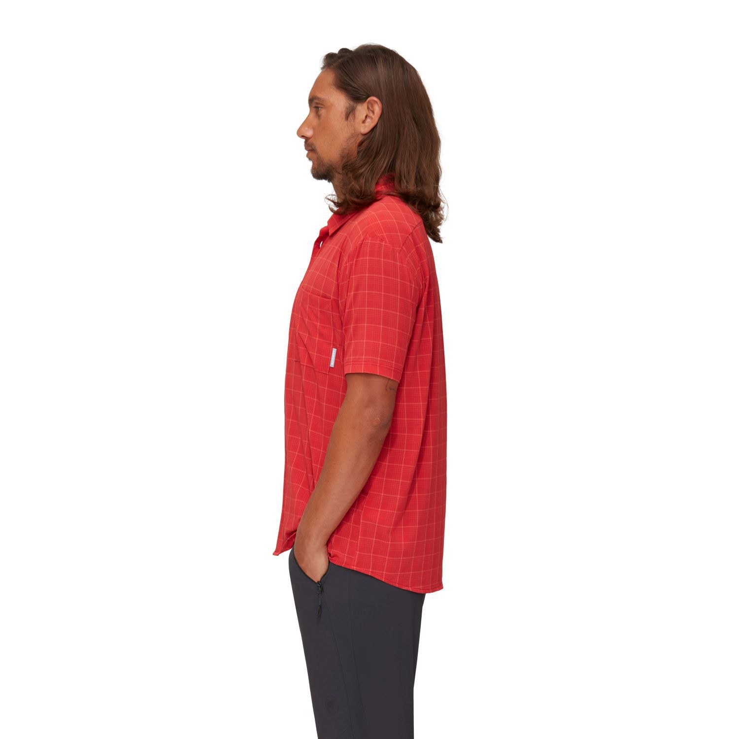 Camisa de Montanha Trovat Trail Mammut Vermelho-4