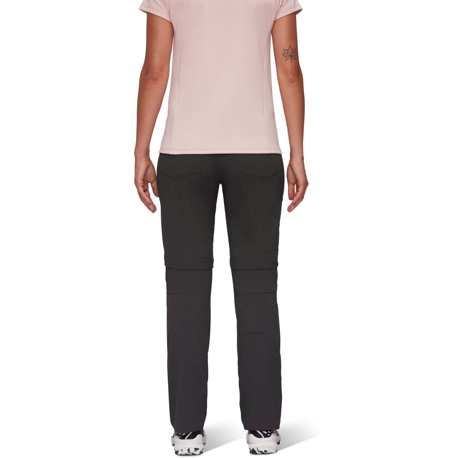 Calças Amovíveis de Montanha RUNBOLD ZIP OFF Mammut Preto-2