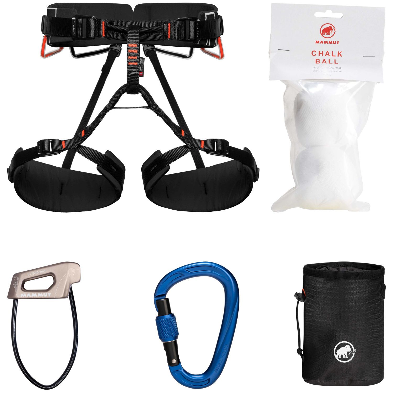Imagem 0 de Pack de Escalada 4 Slide Climbing Package Black Mammut