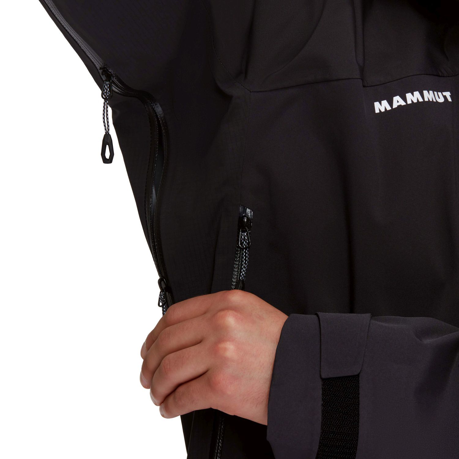 Casaco de Montanha Taiss Pro Impermeável Mammut Preto-4