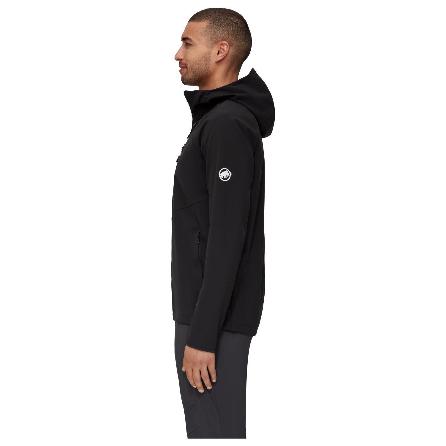 Casaco de Montanha Ultimate Comfort Corta-vento Mammut Preto-2
