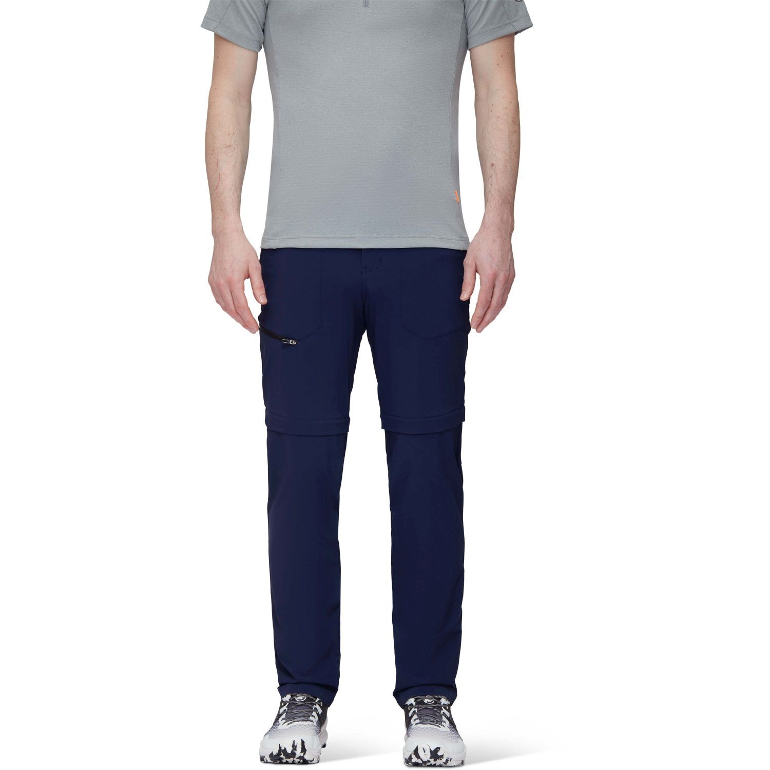 Calças Amovíveis de Montanha RUNBOLD ZIP OFF Mammut Azul-marinho-6