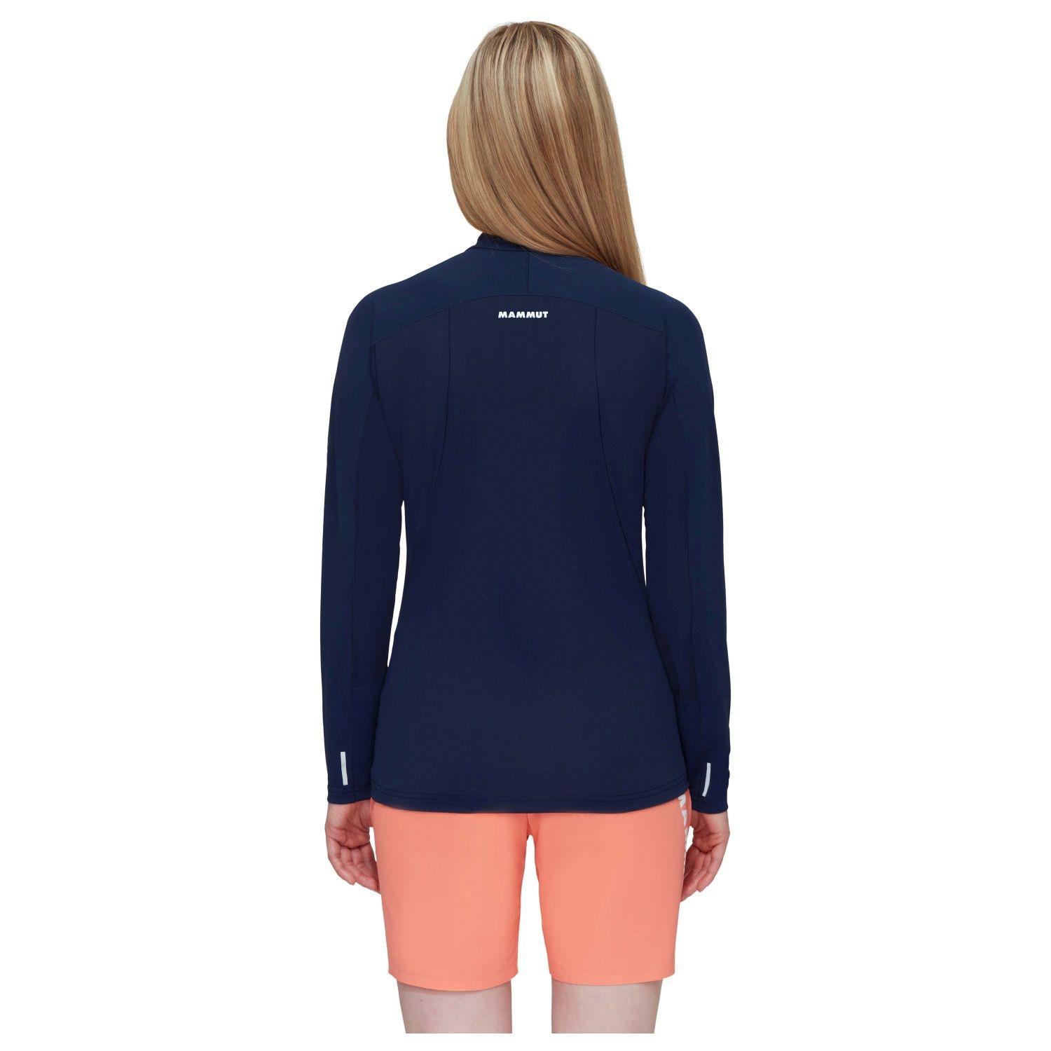 T-shirt de Montanha Aenergy Fl Half Zip Mammut Azul-marinho-2