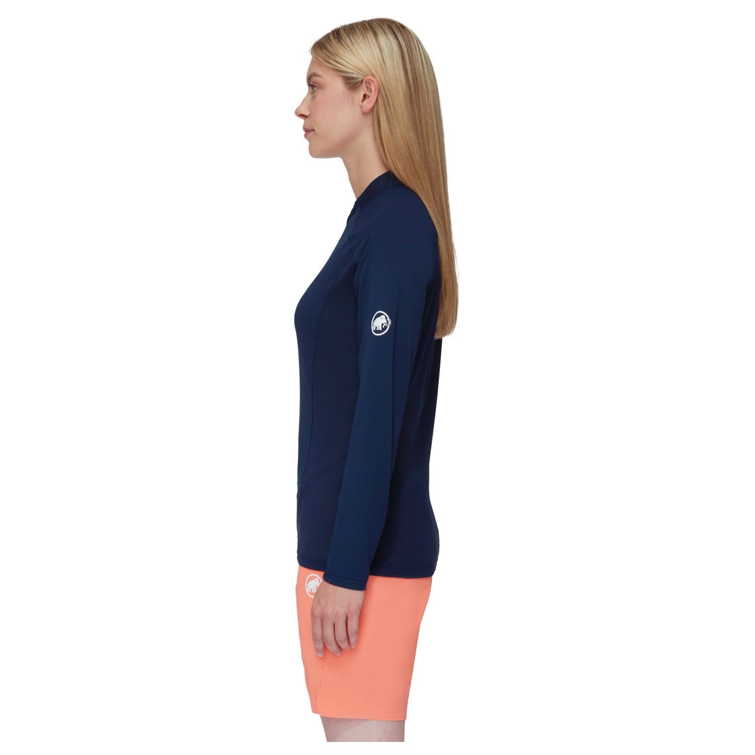 T-shirt de Montanha Aenergy Fl Half Zip Mammut Azul-marinho-4