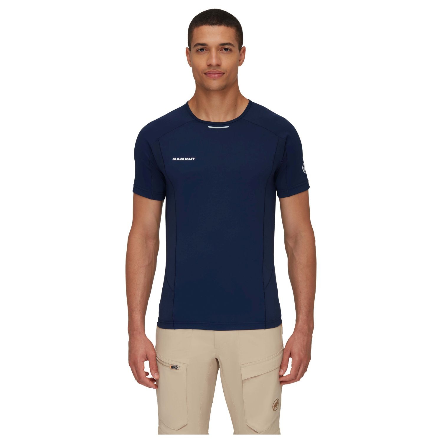 T-shirt de Montanha Aenergy Fl Mammut Azul-marinho-3
