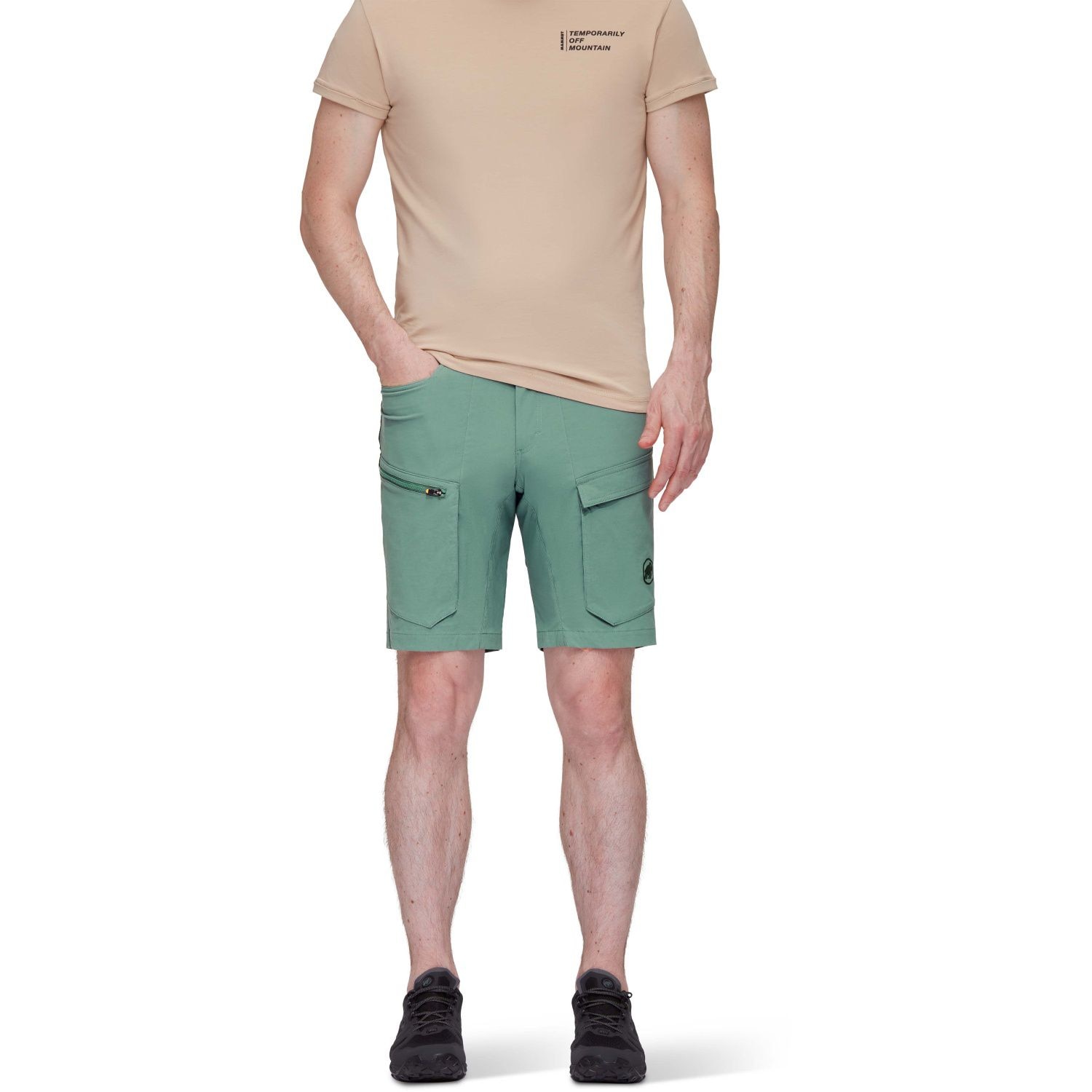Bermudas de Montanha ZINAL HYBRID Mammut Verde-1