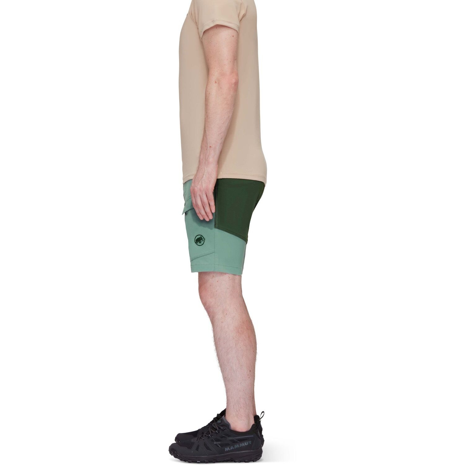 Bermudas de Montanha ZINAL HYBRID Mammut Verde-4