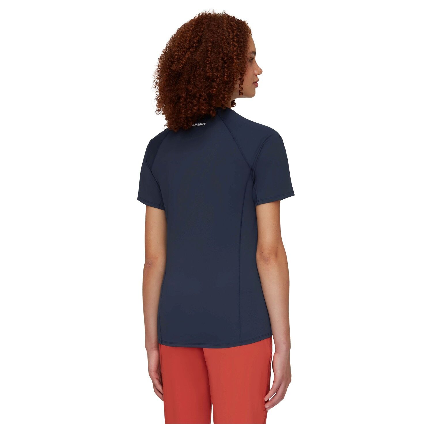 T-shirt de Montanha Selun Fl Logo Mammut Azul-marinho-2