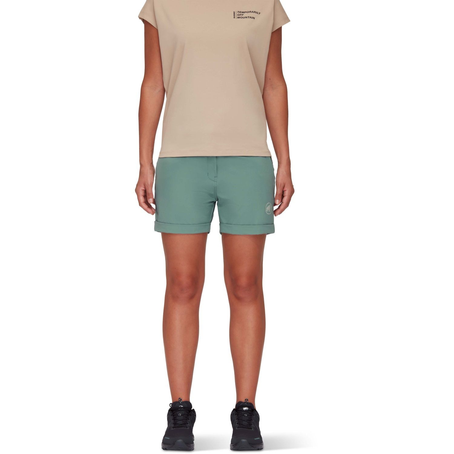 Bermudas de Montanha RUNBOLD ROLL CUFf Mammut Verde-claro-1