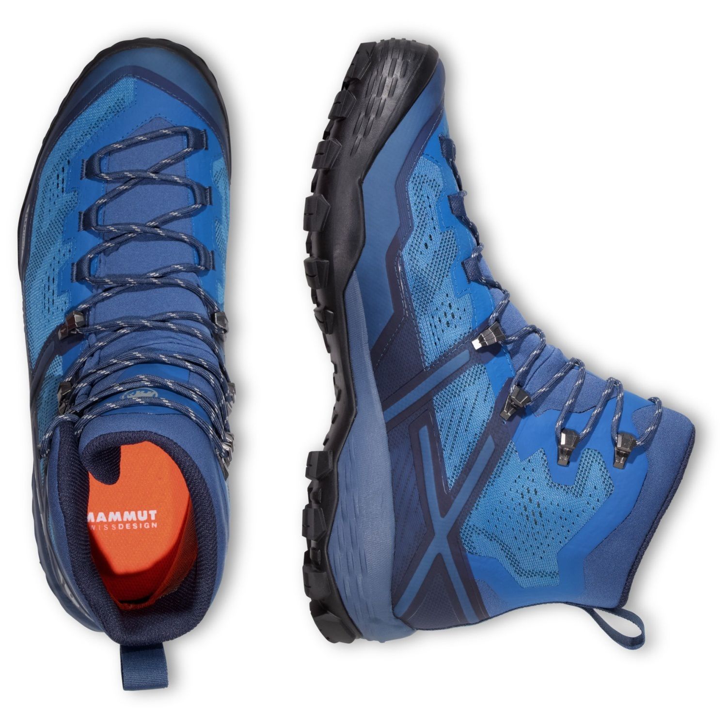 Botas de Montanha Ducan High Gore-tex Mammut Azul Royal-5