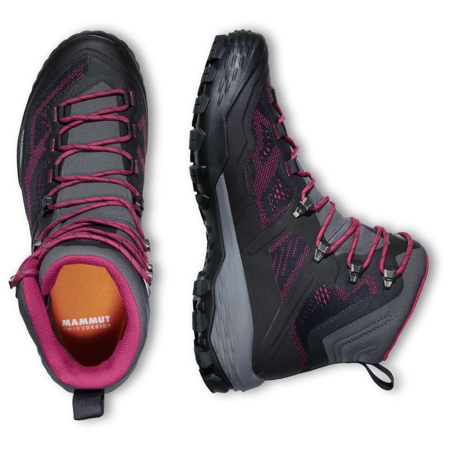 Botas de Montanha Ducan High Gore-tex Mammut Preto / Rosa-5
