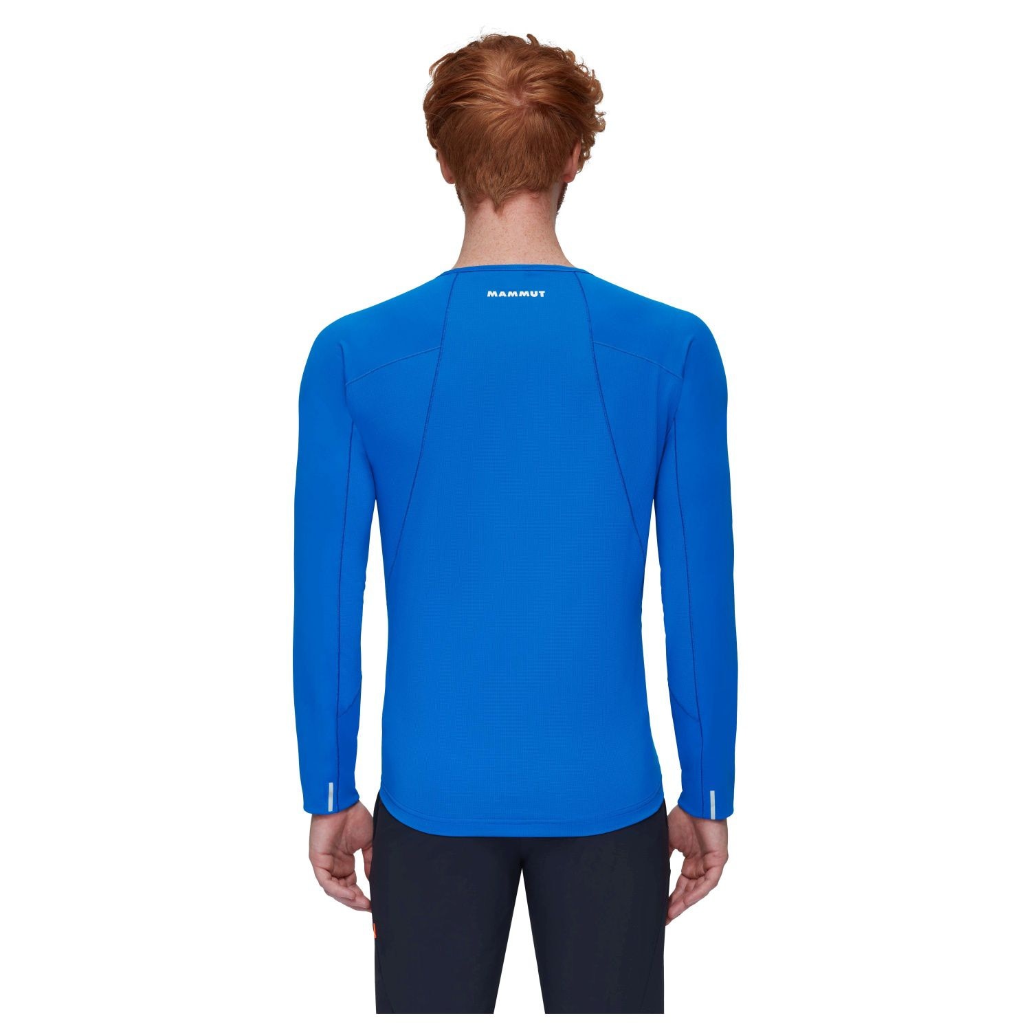 T-shirt de Montanha Aenergy Fl Mammut Azul-elétrico-2