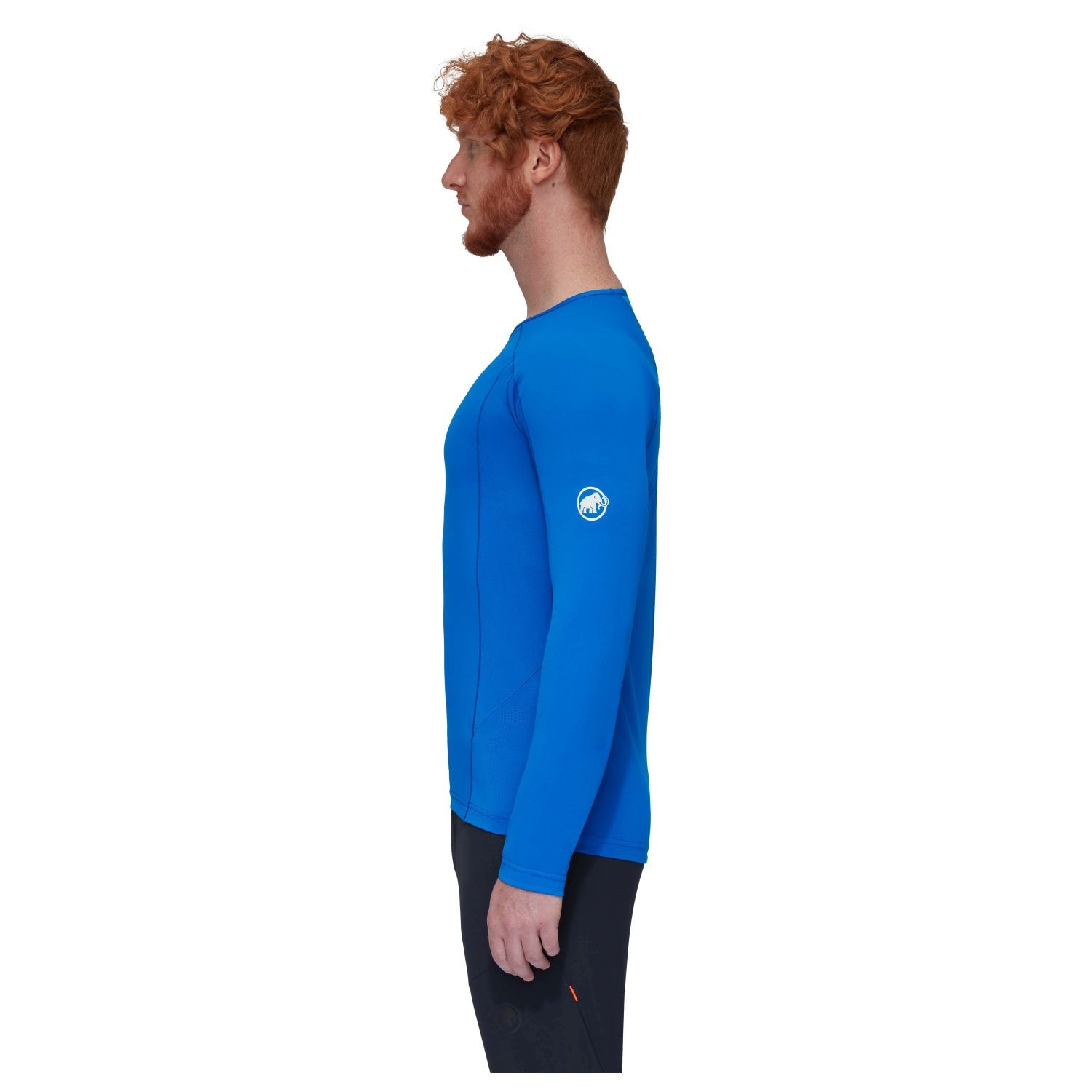 T-shirt de Montanha Aenergy Fl Mammut Azul-elétrico-4