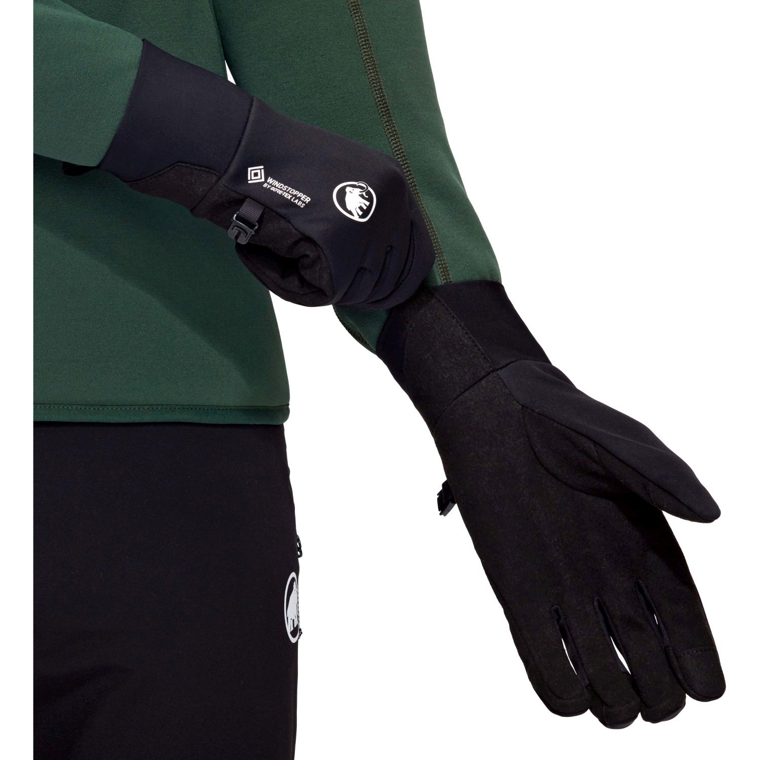 Luvas de Montanha Unissexo Astro Mammut Preto-3