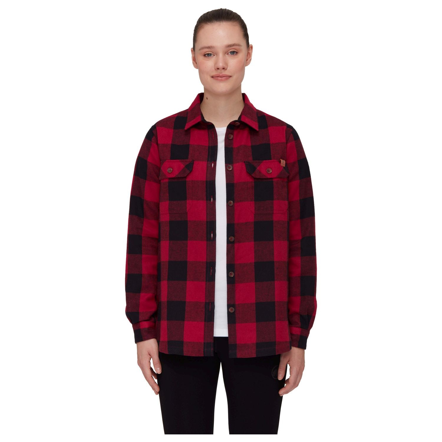 Camisa de Montanha Tamaro Mammut Vermelho-3