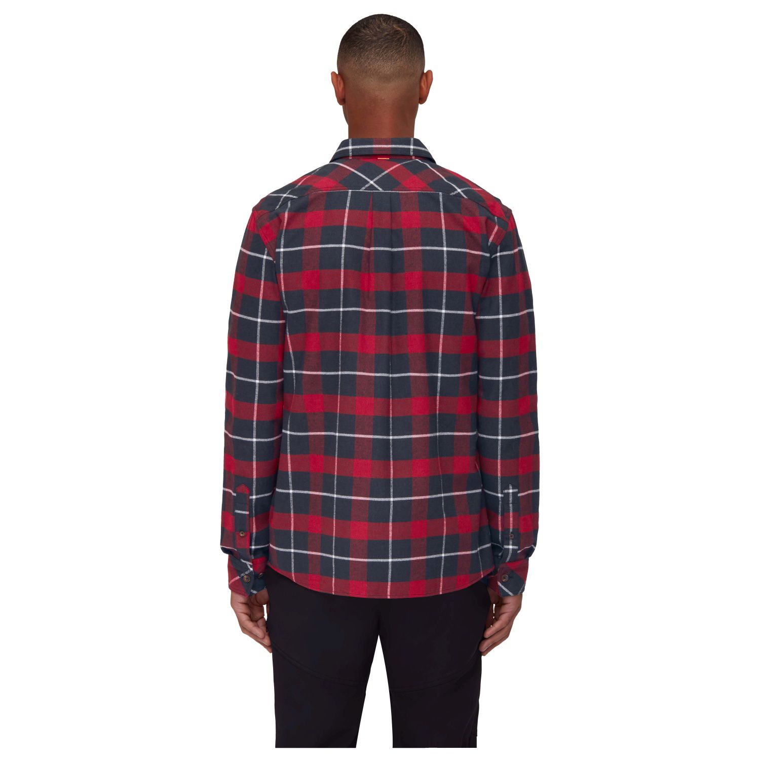 Camisa de Montanha Alvra Mammut Vermelho-2