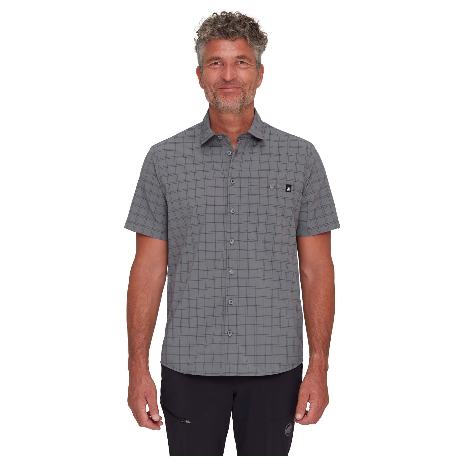 Camisa De Montanha Lenni Mammut Cinzento-1