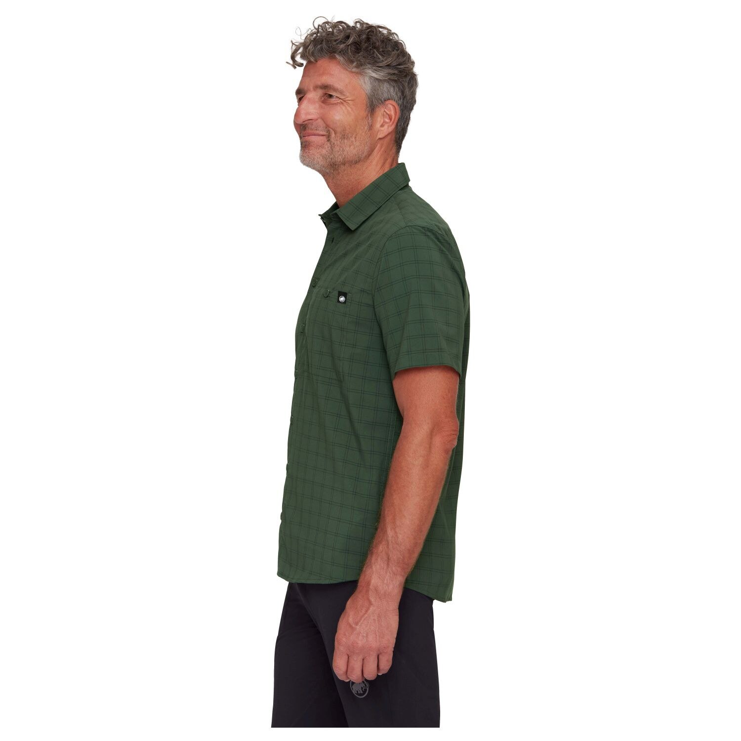 Camisa de Montanha Lenni Mammut Verde-escuro-3