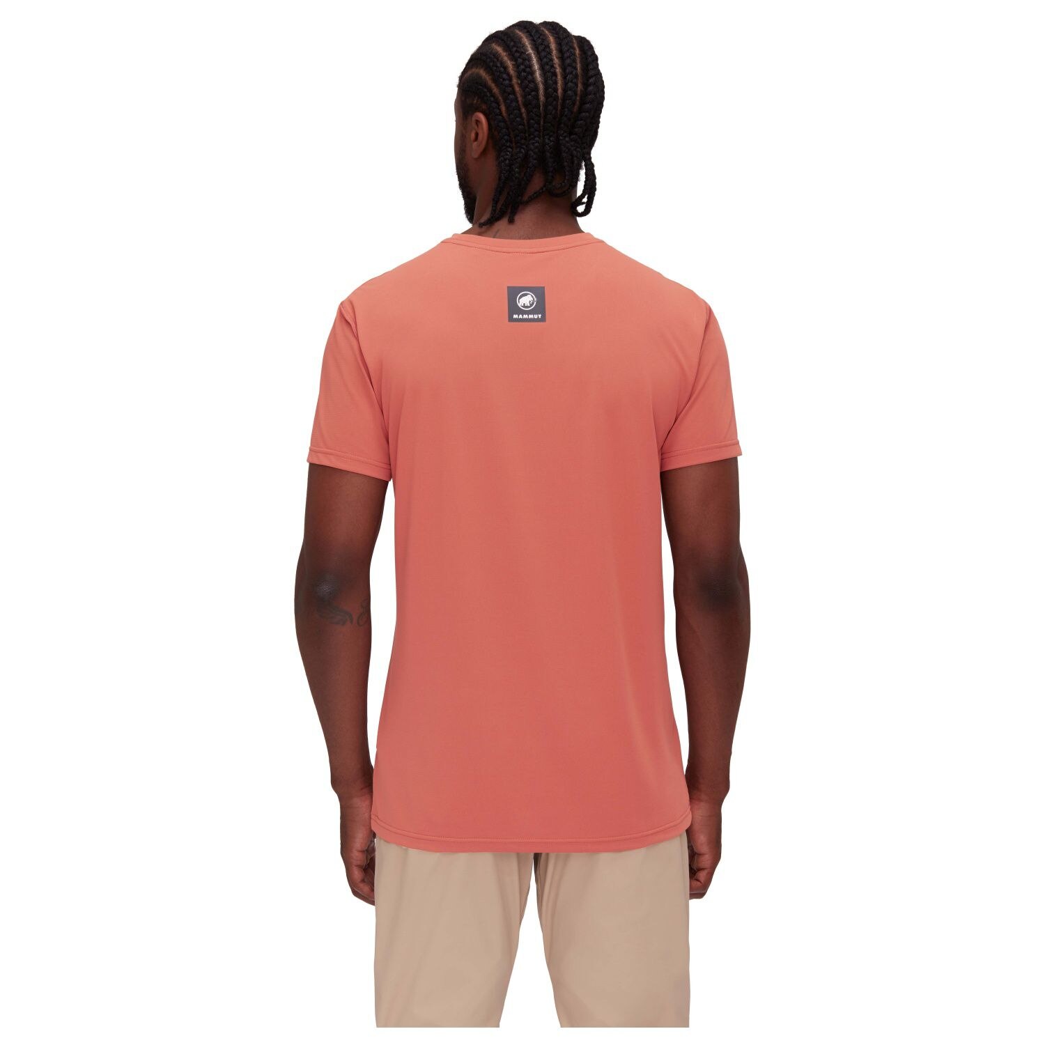 T-shirt de Montanha Massone Sport Mammut Salmão-2