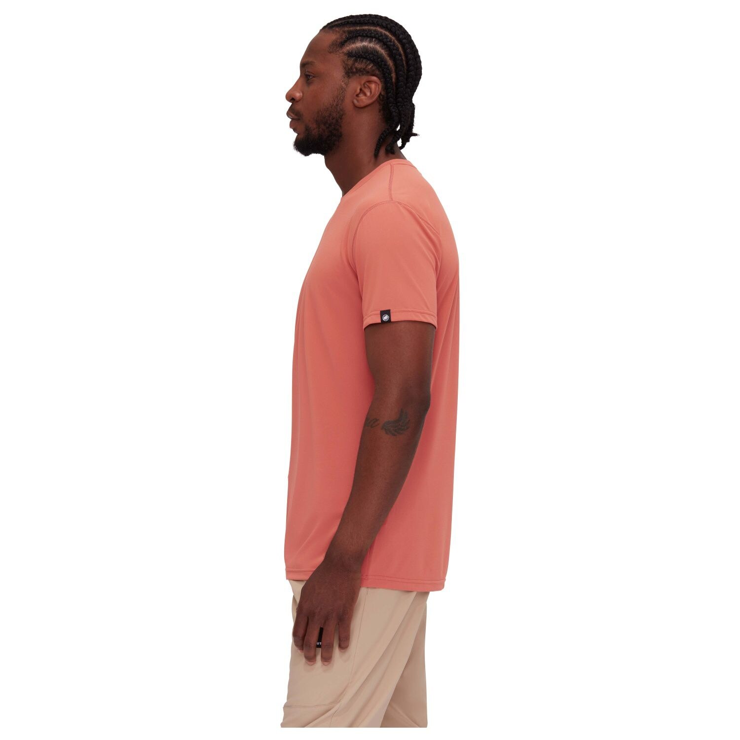 T-shirt de Montanha Massone Sport Mammut Salmão-3