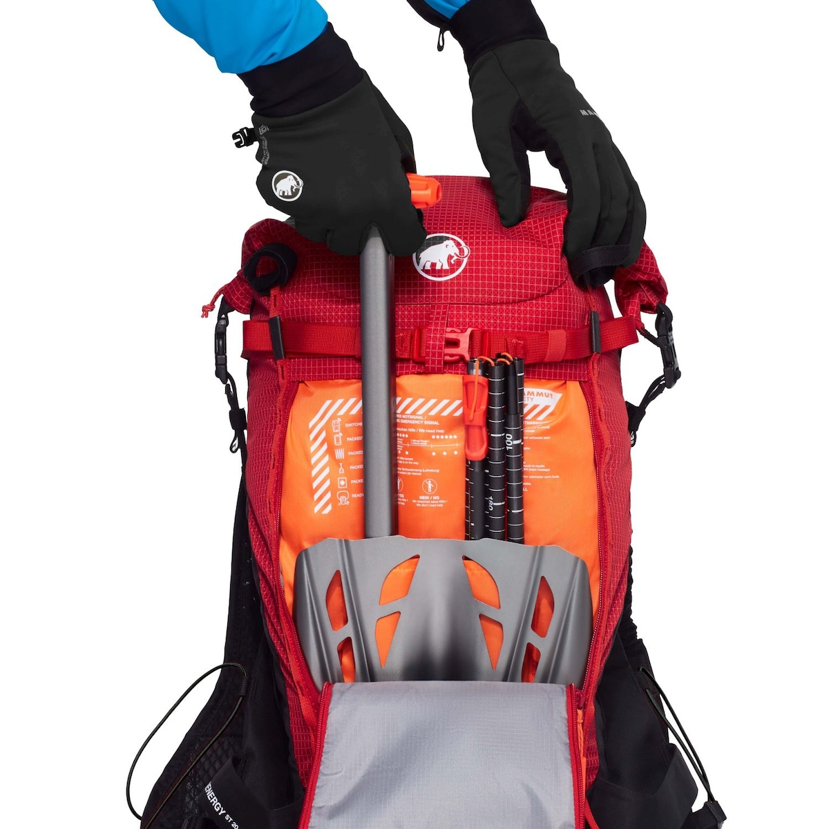 Mochila de Montanha Aenergy St 20-25 L Mammut Vermelho-5