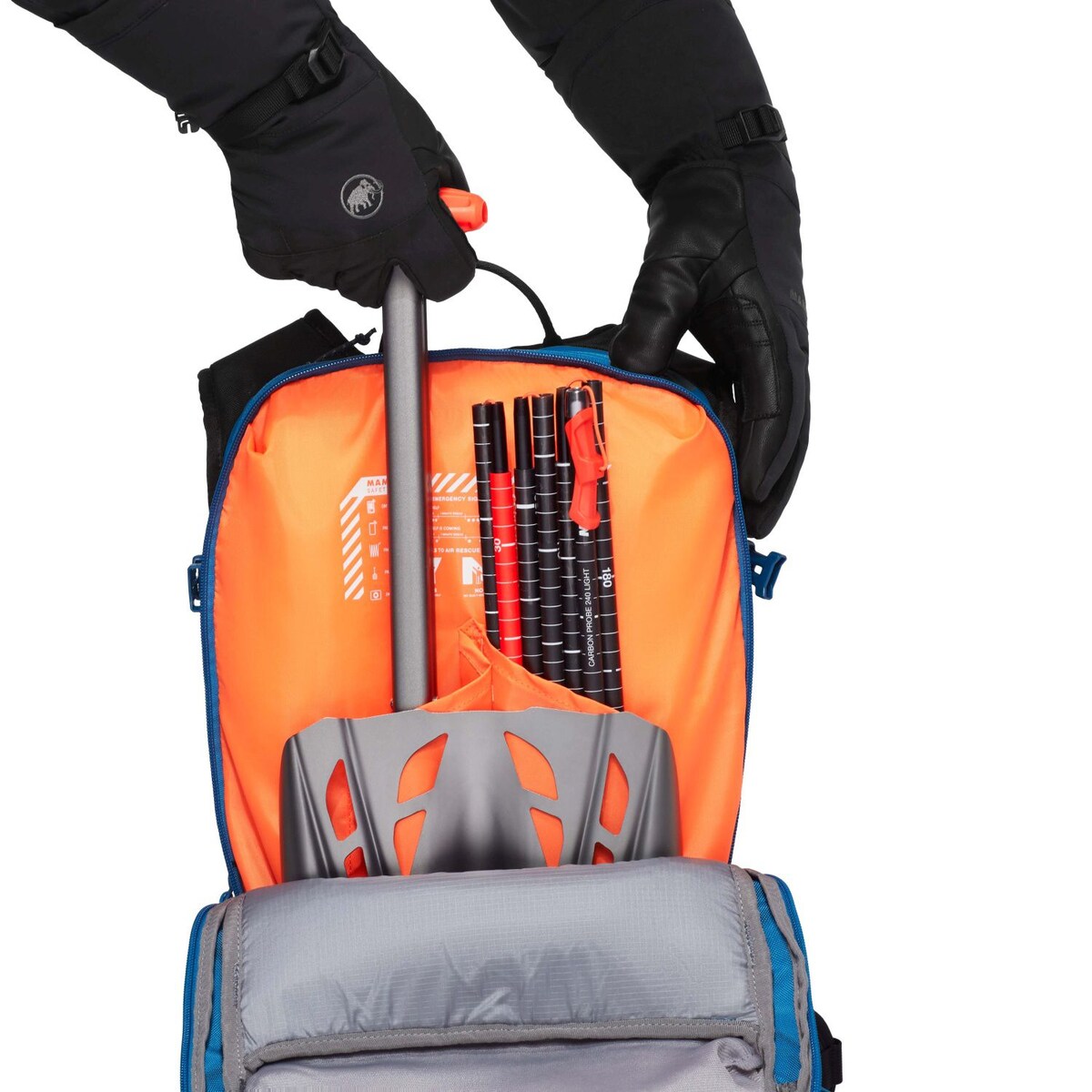 Mochila de Ski Nirvana 18 L Mammut Azul-4