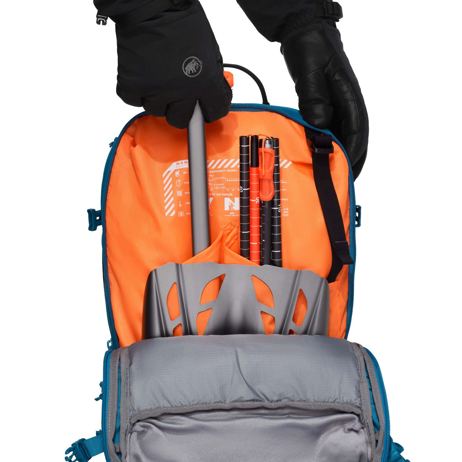 Mochila de Ski Nirvana 22 L Mammut Azul-6